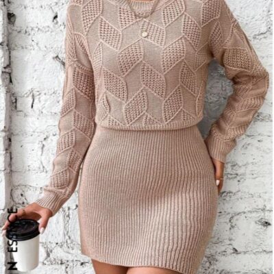 Платье – свитер. Схема узора