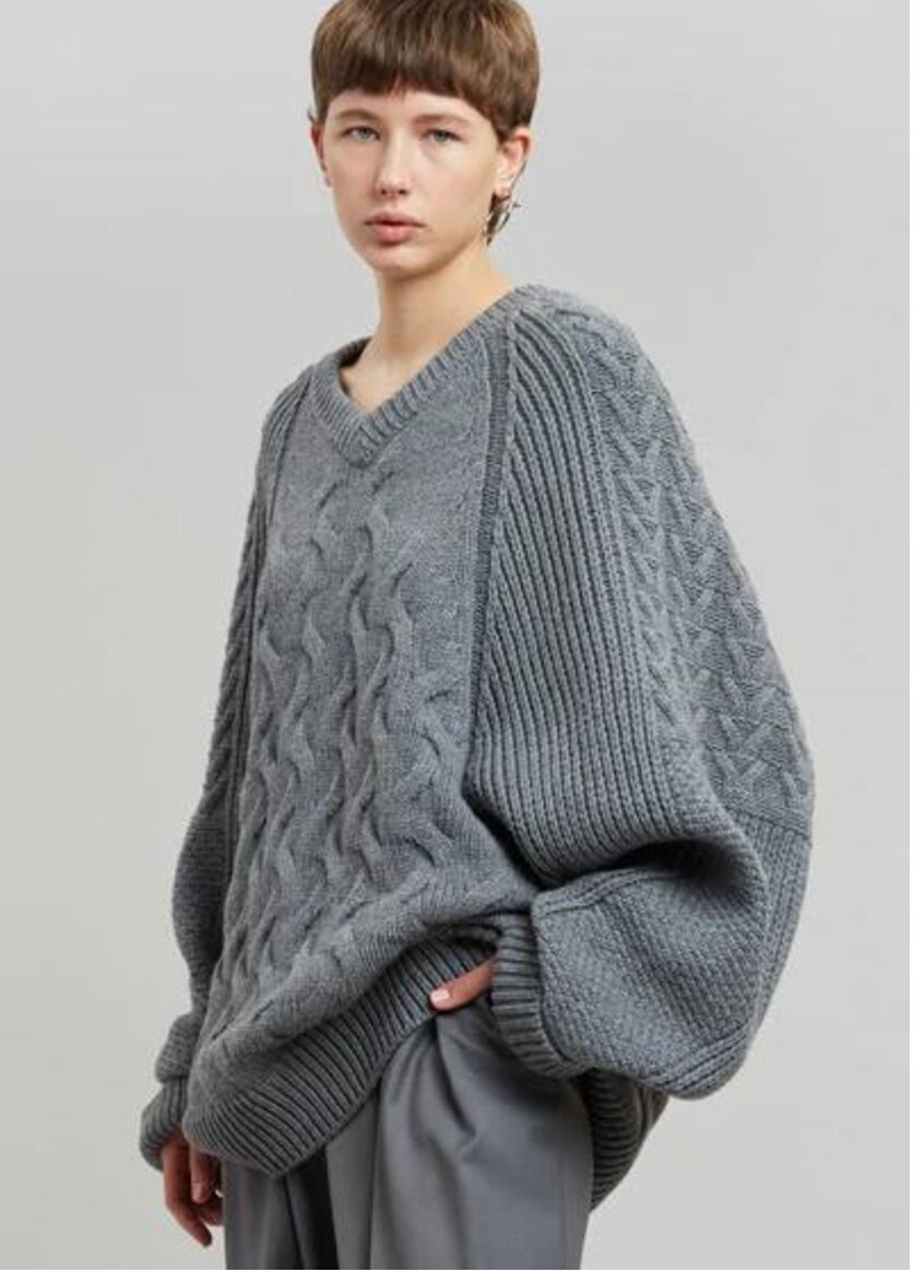 Пуловер из Frankie Shop. Схемы